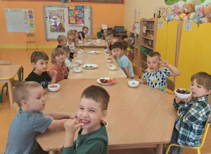 Zajęcia kulinarne w grupie Motylki