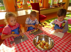 Zajęcia kulinarne w grupie II Motylki