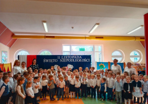 Przedszkolna uroczystość z okazji Narodowego Święta Niepodległości