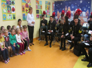 Spotkanie dzieci z Orkiestrą Dęta KWB Konin